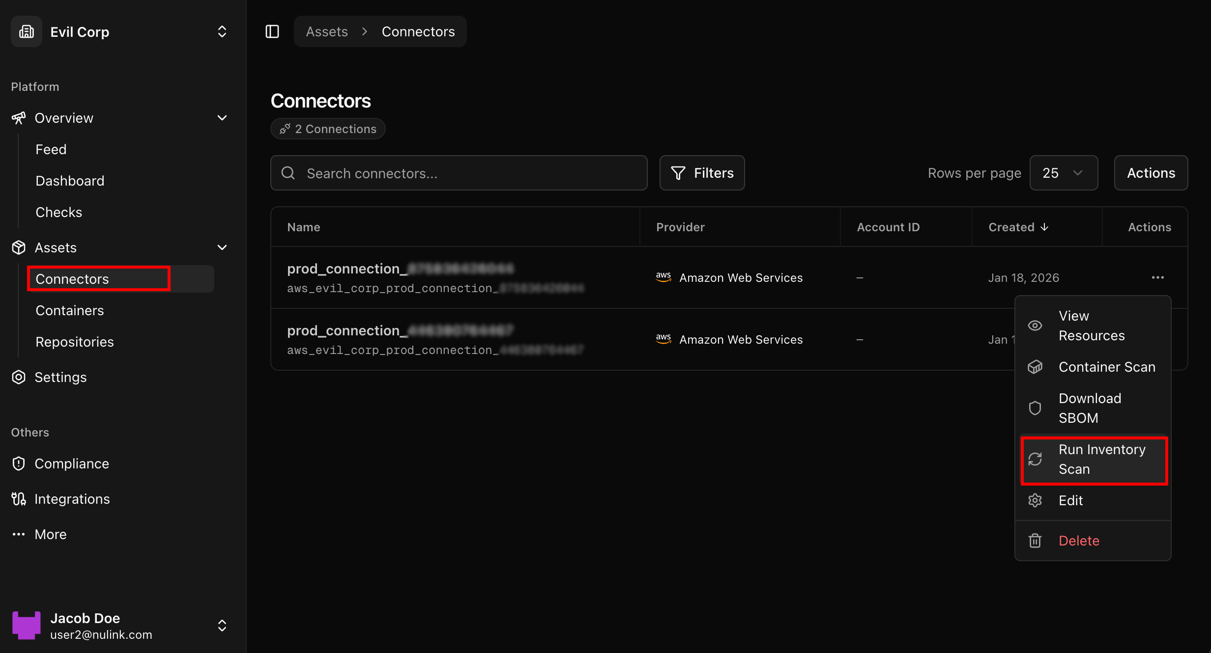 Scanning The Inventory